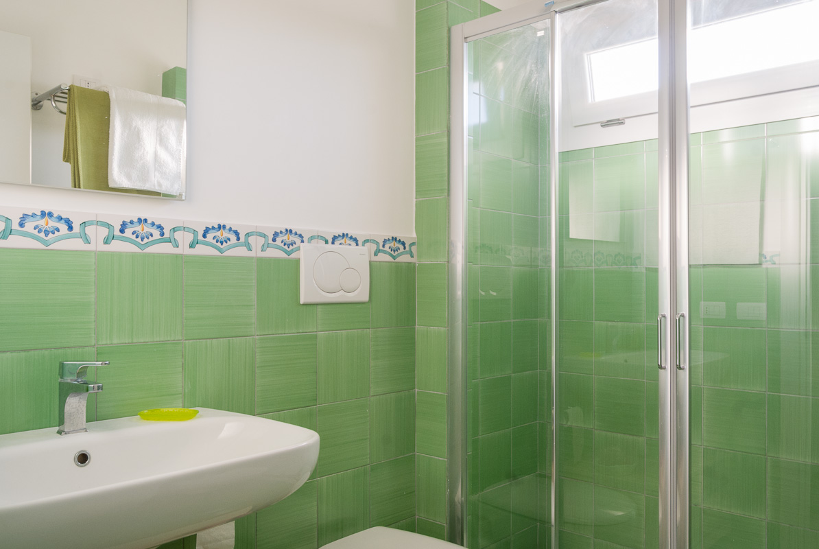 Secondo bagno verde
