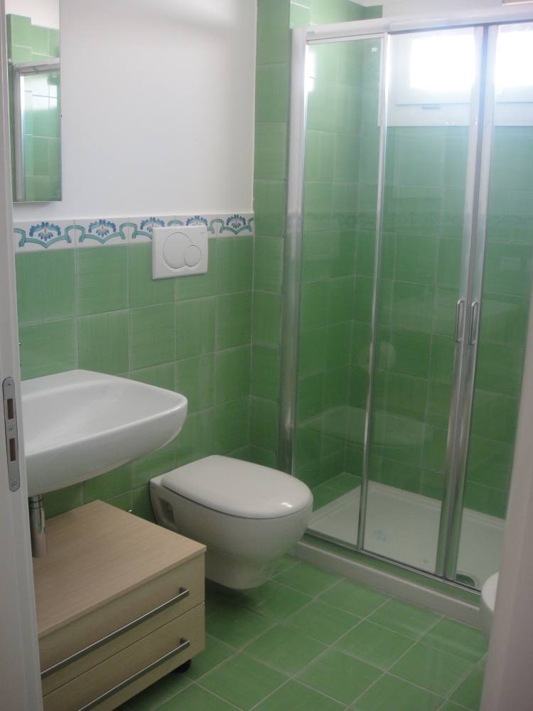 Secondo bagno verde
